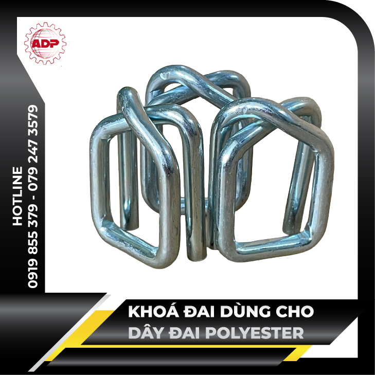 Khoá đai dùng cho dây đai Polyester