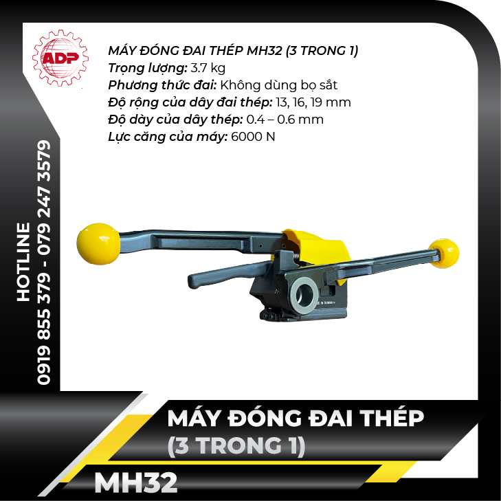 Dụng cụ đóng đai thép MH32